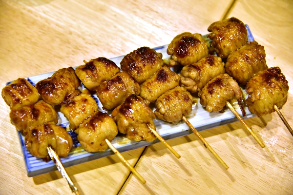 ยากิโทริส่วนปีกและสะโพก