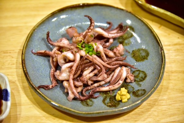 หนวดหมึกย่าง