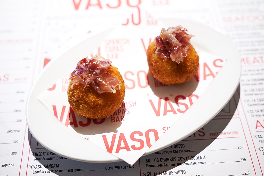 คร็อกเก็ตแฮมของร้าน Vaso Spanish Tapas Bar