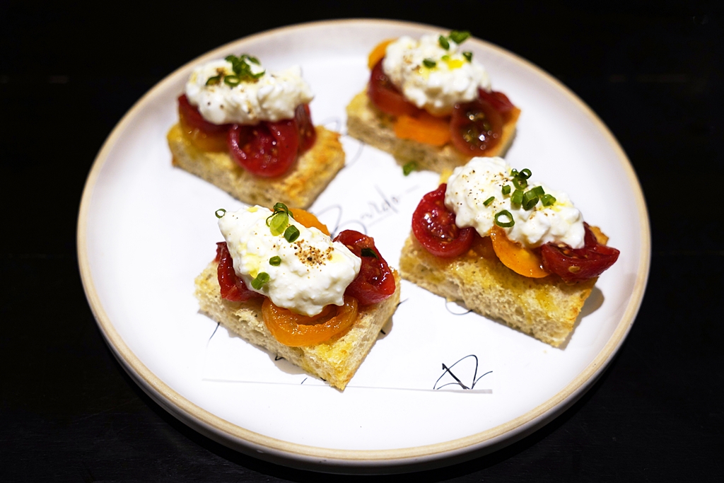 บรัสเชตต้าของร้าน Bardo Social Bistro and Bar