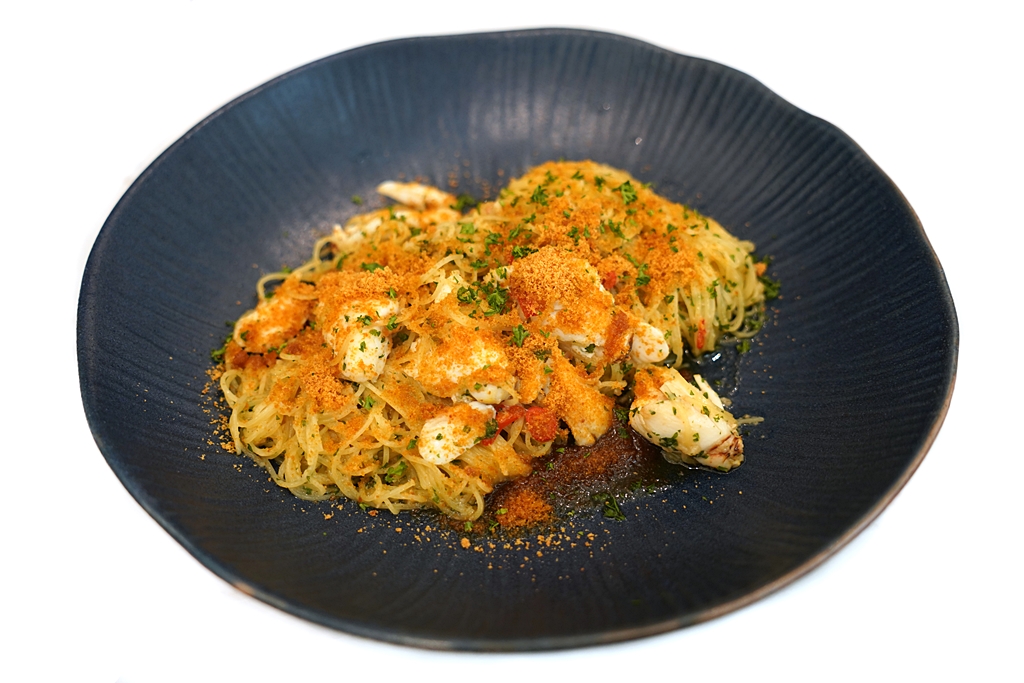 พาสต้าปูเส้นสดของร้าน emilia ristorante Italiano ที่ gaysorn tower